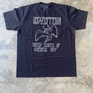 Black Led Zeppelin Graphic T-Shirt